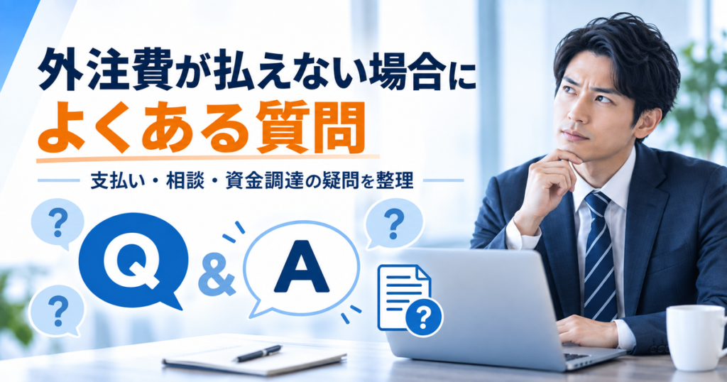 外注費が払えない場合によくある質問
